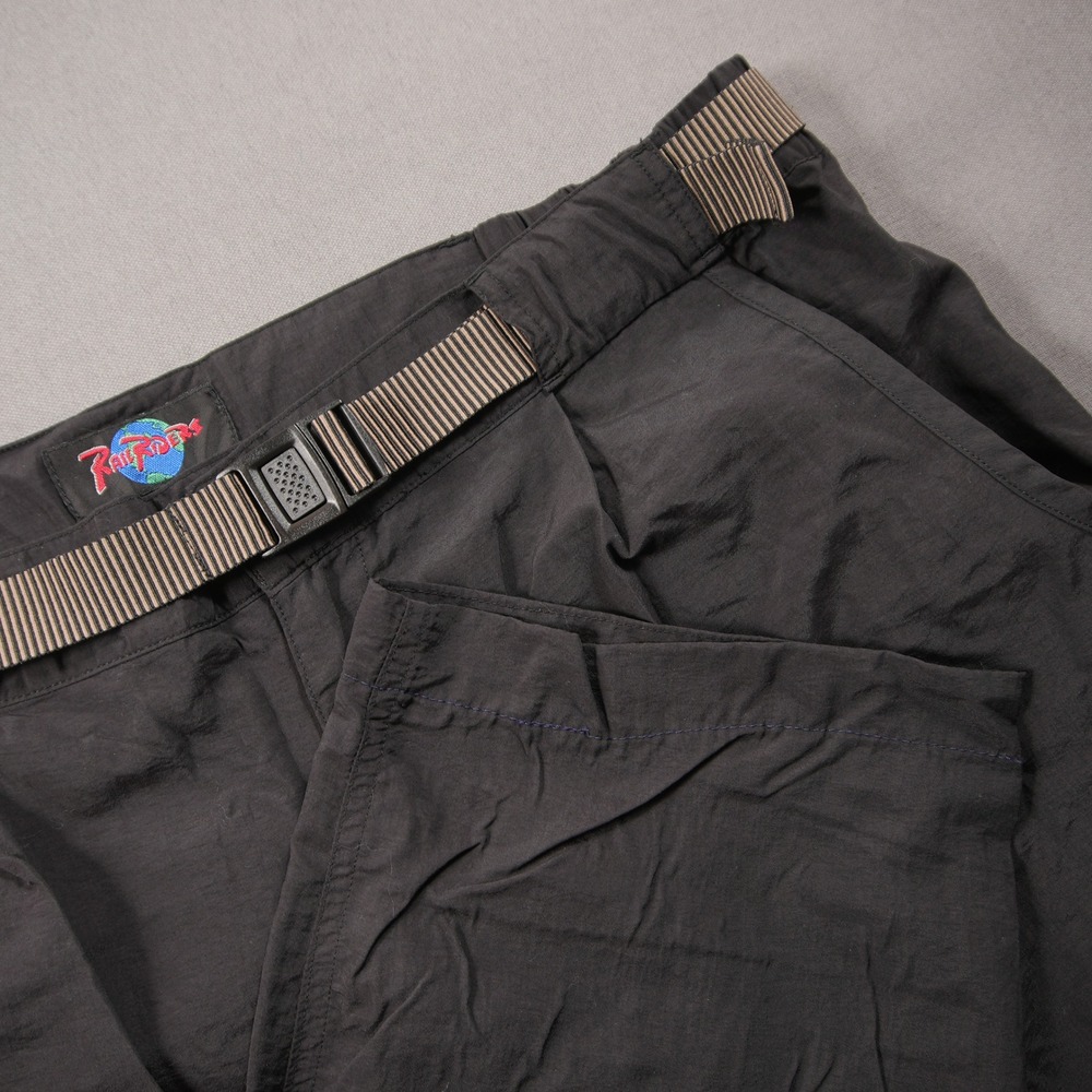 RailRiders Nylon Belted Hiking Men Pants XL 34x29 Tech Lightweight Camping Gorp